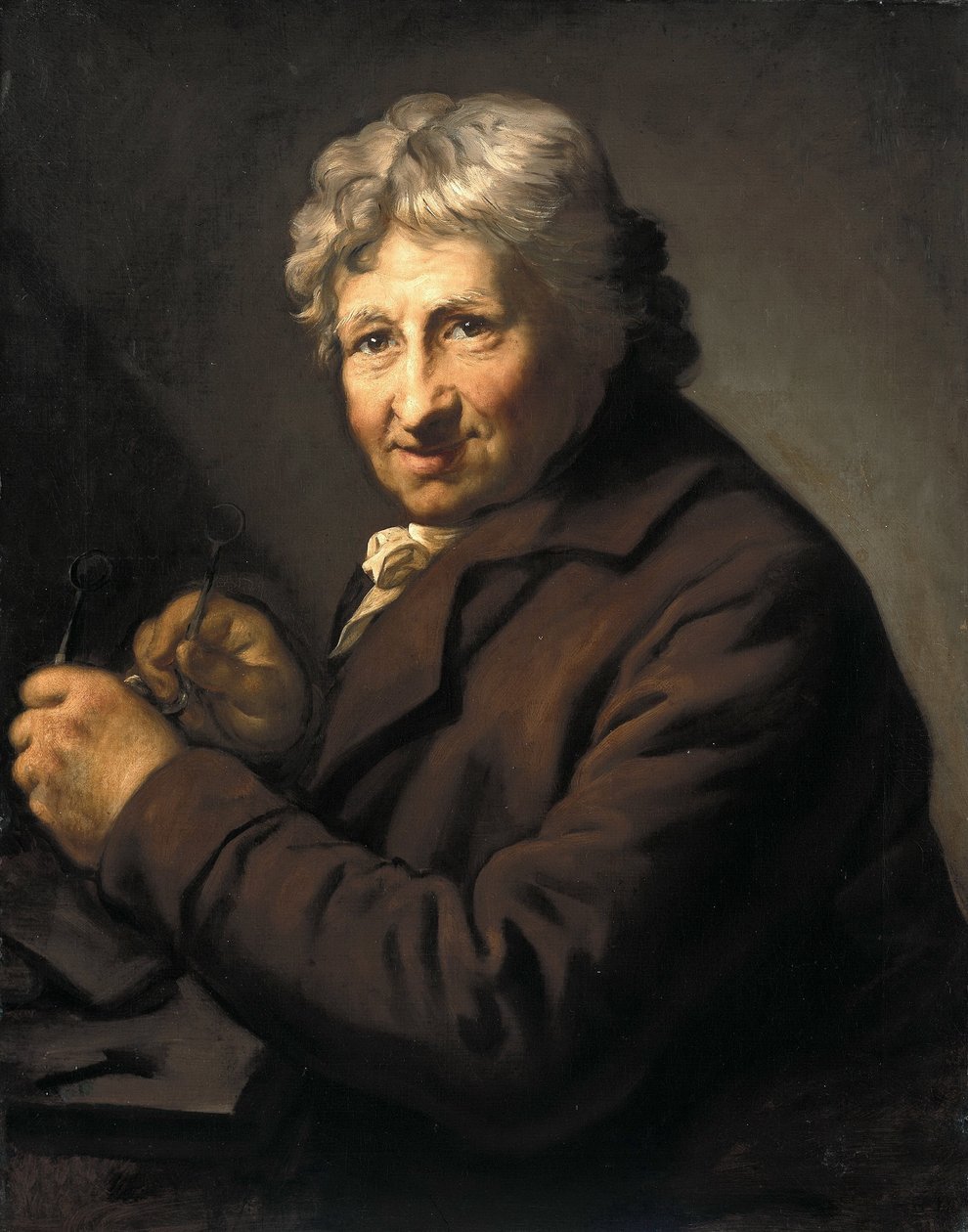Tyska: Daniel Nikolaus Chodowiecki (1726-1801). Um 1800/ 1801 Porträtt av Daniel Nikolaus Chodowiecki av Anton Graff