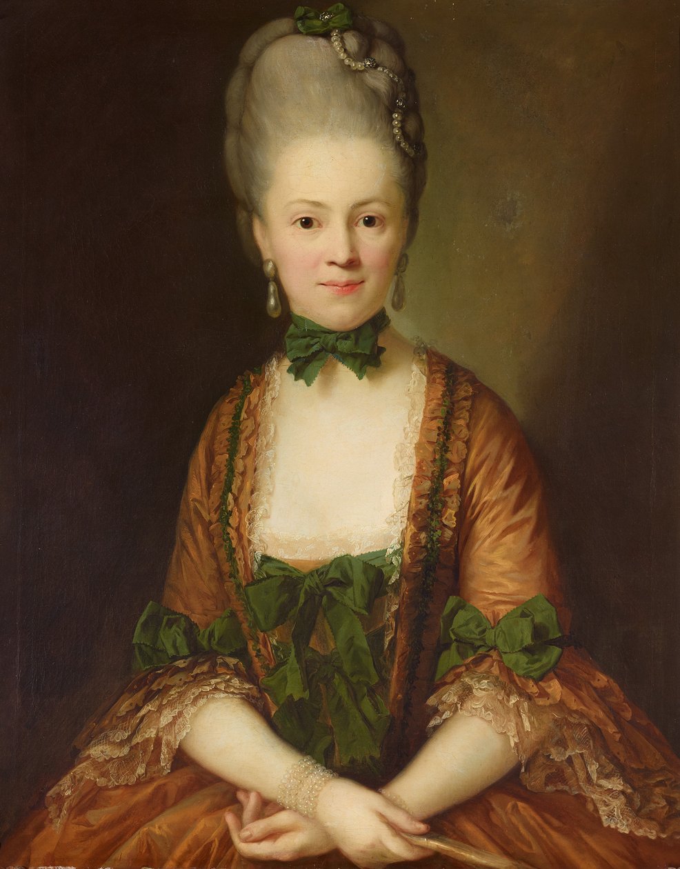 Porträtt av Henriette von Carlowitz av Anton Graff