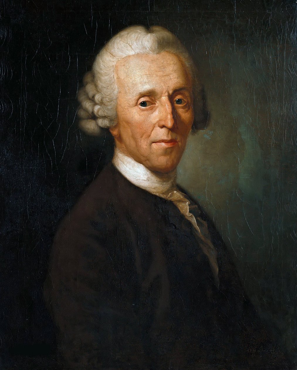 Porträtt av Christian Fürchtegott Gellert 1715-1769, ca 1769. av Anton Graff