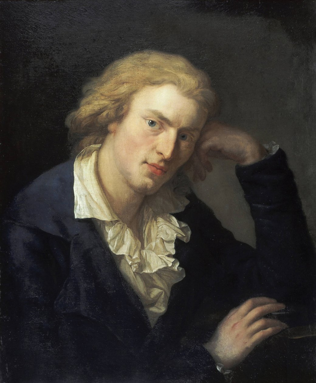Porträtt av Friedrich von Schiller 1759-1805 av Anton Graff