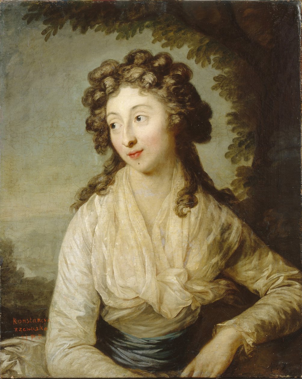 Porträtt av Konstancja Lubomirska Rzewuska, 1789 av Anton Graff