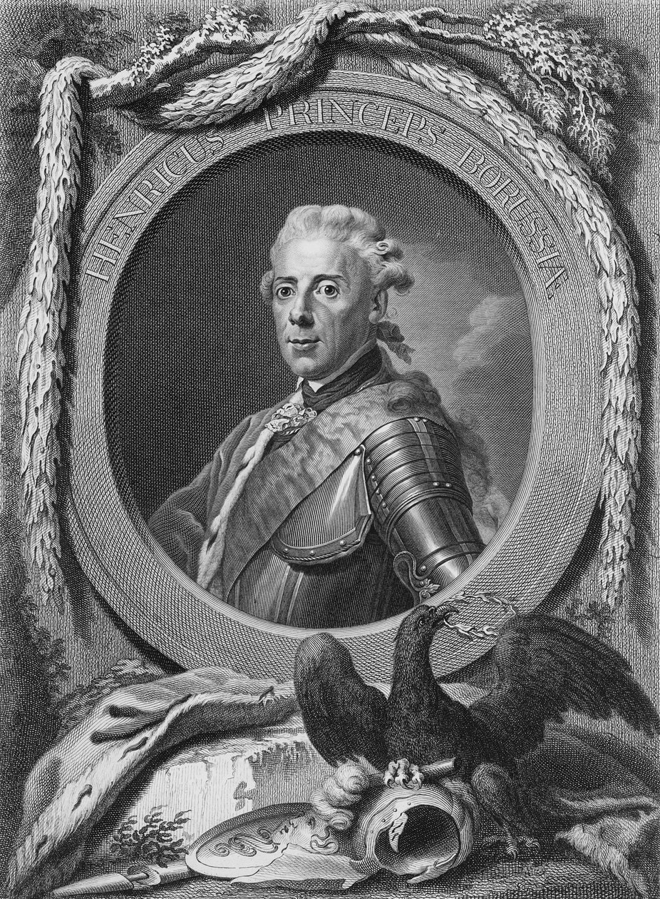 Porträtt av prins Henrik av Preussen (1726-1802), 1779 av Anton Graff