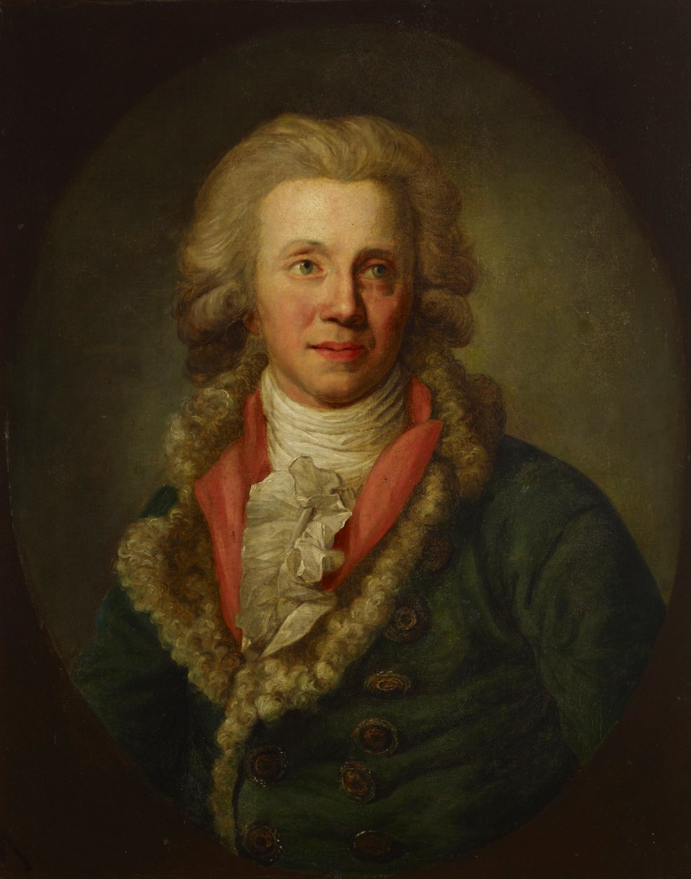 Porträtt av skådespelaren Christian Wilhelm Opitz 1756-1810. av Anton Graff