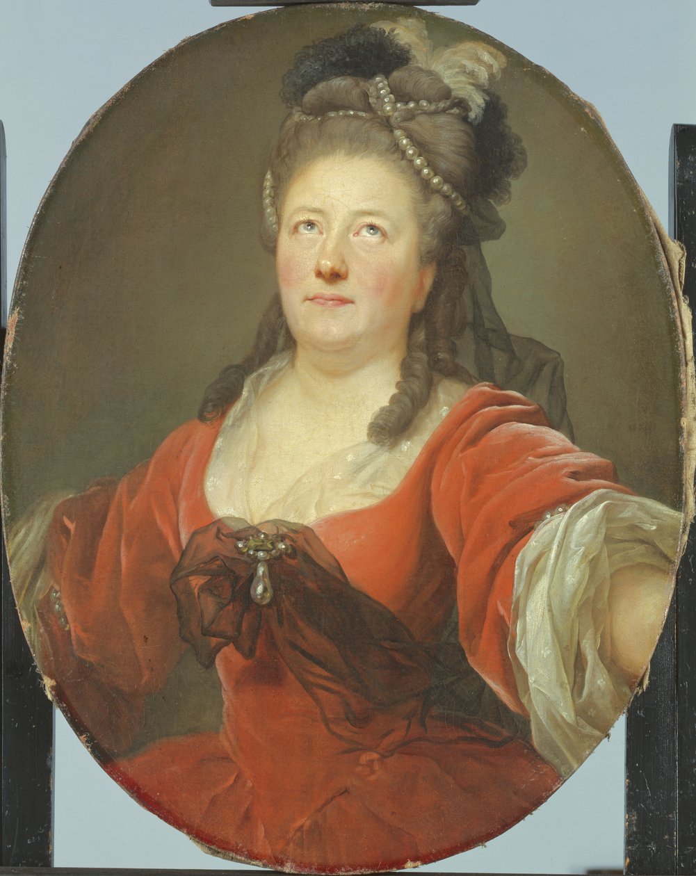 Porträtt av skådespelerskan Friederike Seyler (1738-89) av Anton Graff