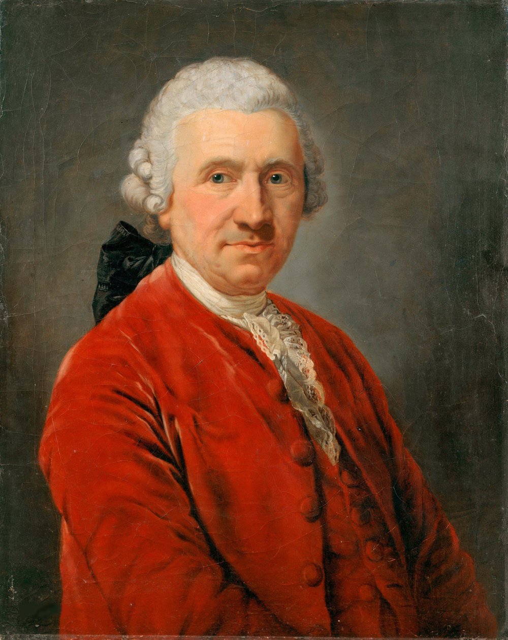 Porträtt av skådespelaren Conrad Ekhof 1720-1778, ca 1774. av Anton Graff