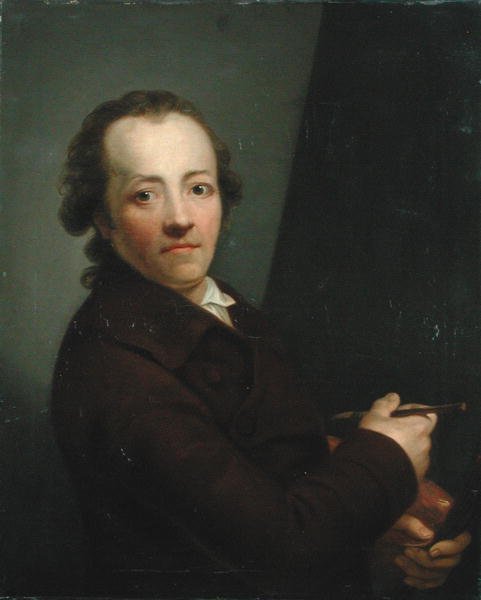 Självporträtt vid 50 år gammal, 1787 av Anton Graff