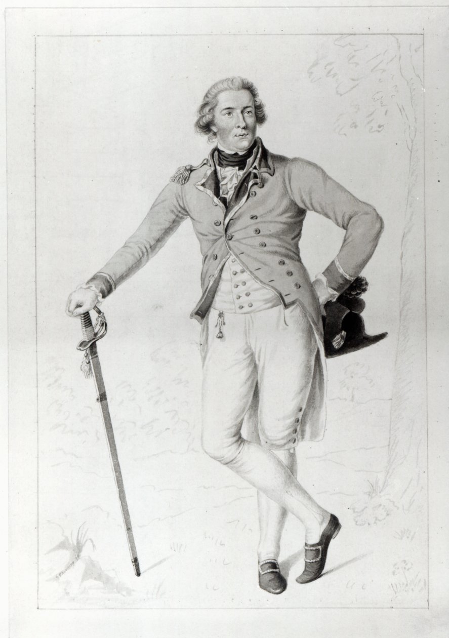 Thomas Bruce, 7:e earlen av Elgin, graverad av George Perfect Harding, 1787 av Anton Graff