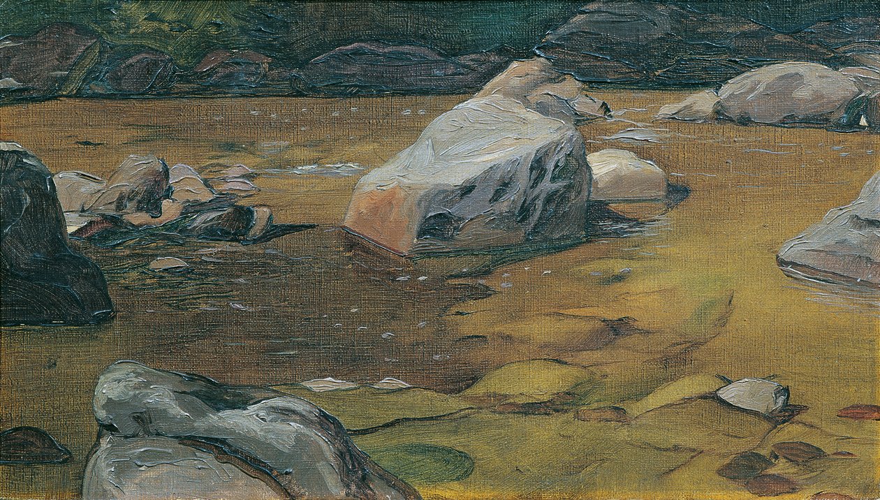 stenar i bäcken av Anton Josef von Kenner