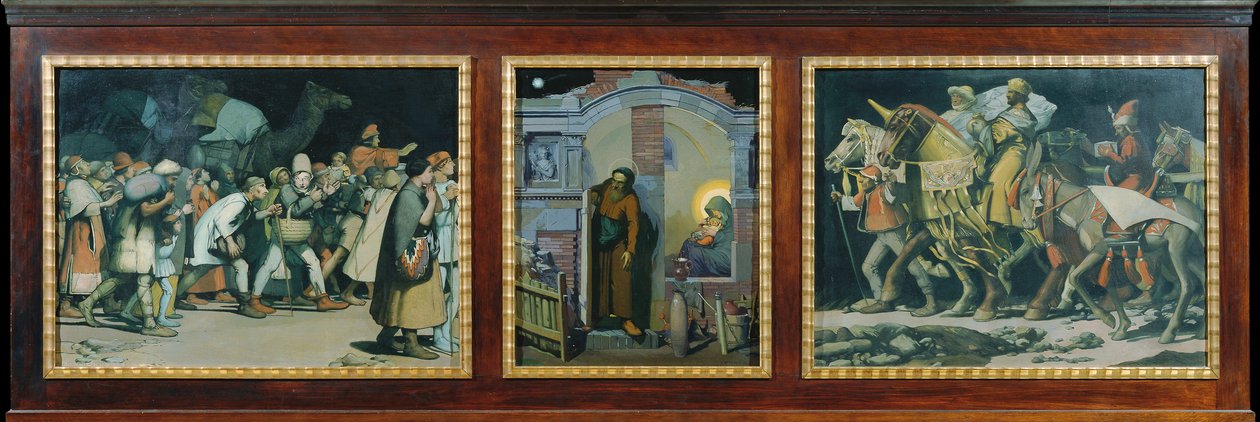 Jultriptyk av Anton Josef von Kenner