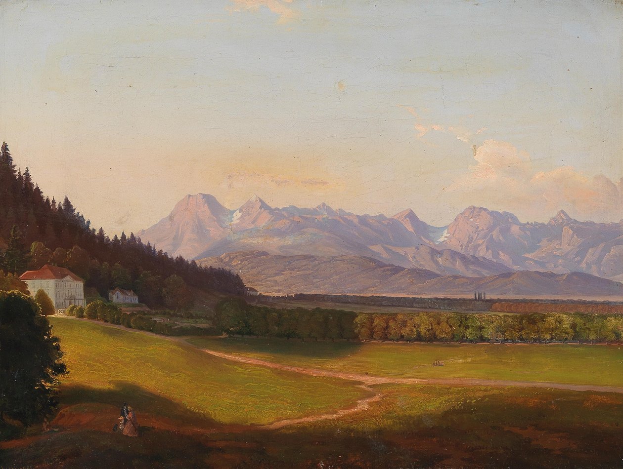 Radetzky Villa och Kamnik-alperna i Krain av Anton Karinger