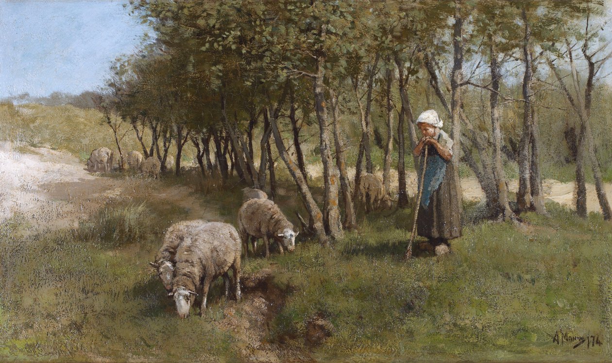 Dekkers dune, av Anton Mauve av Anton Mauve