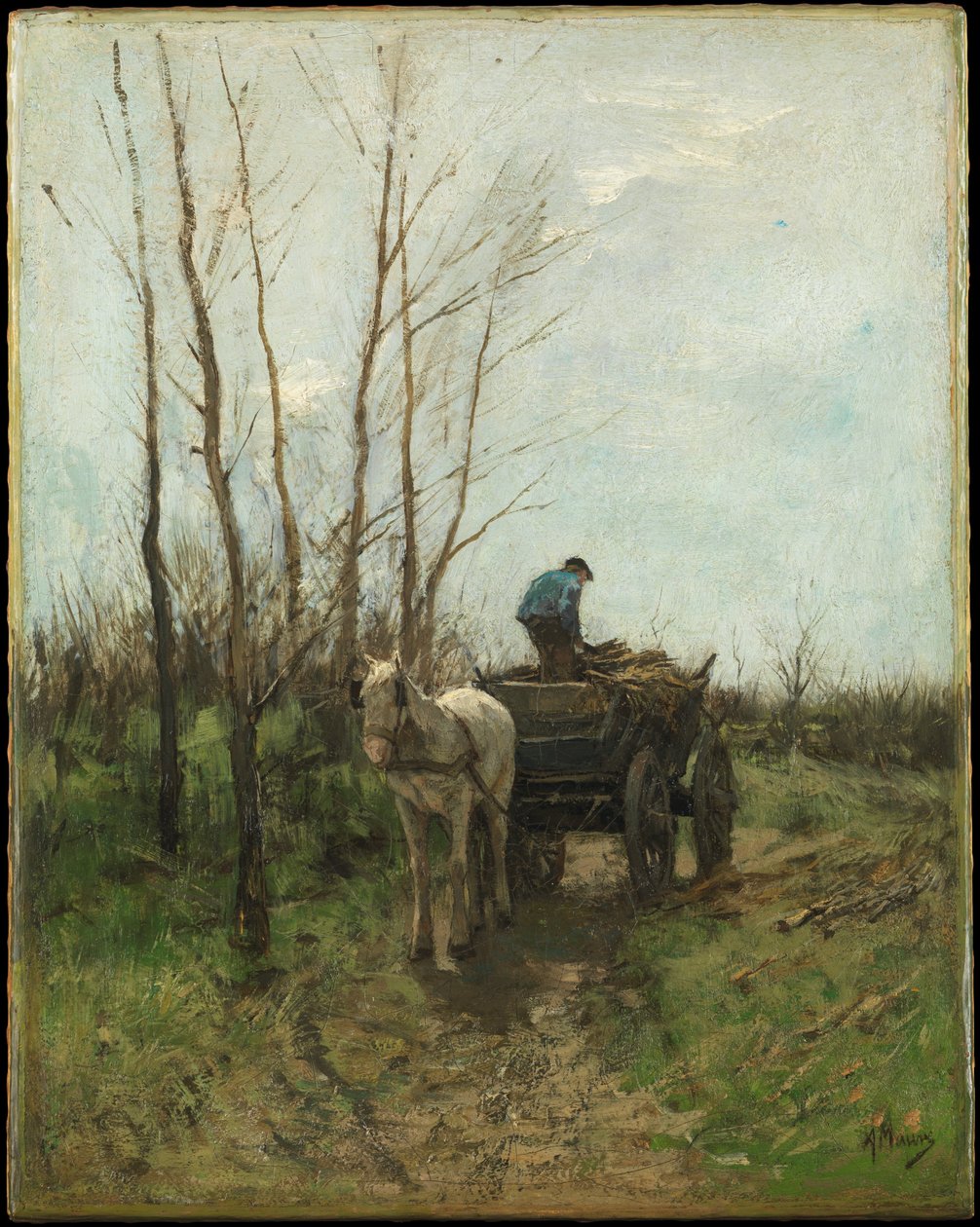 Vedinsamling av Anton Mauve