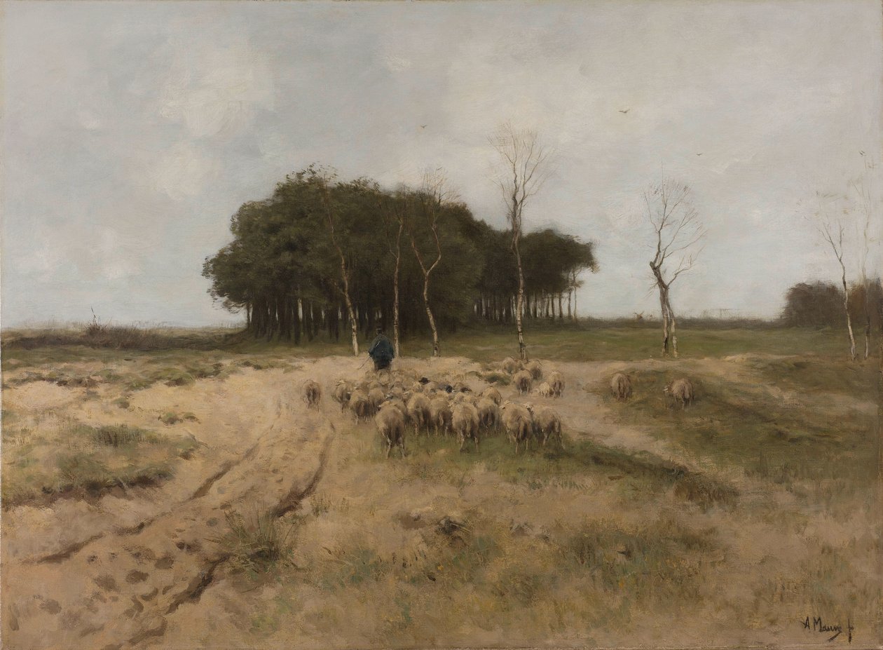 På Heden nära Laren Heide i Laren av Anton Mauve