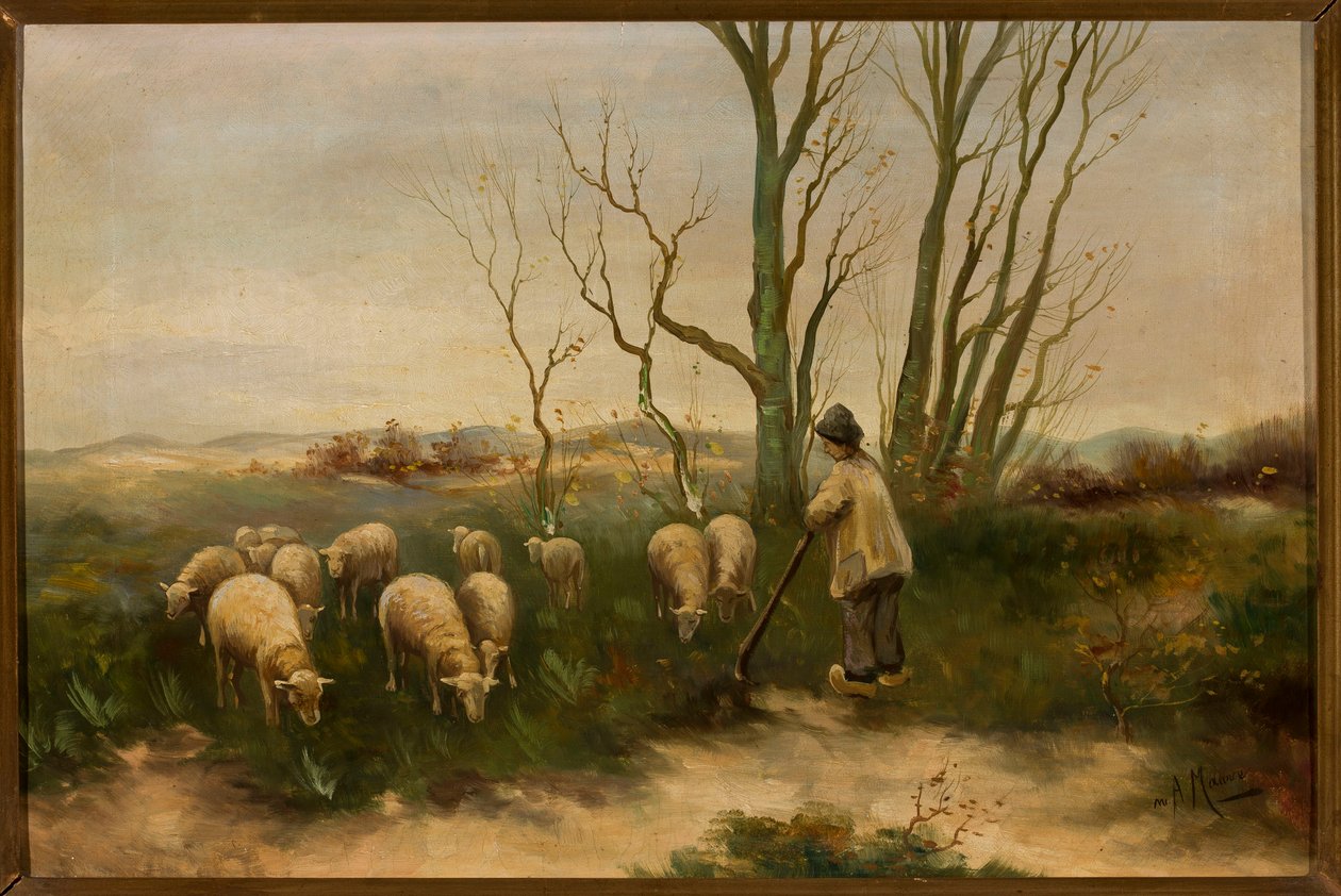 Herden och fåren av Anton Mauve