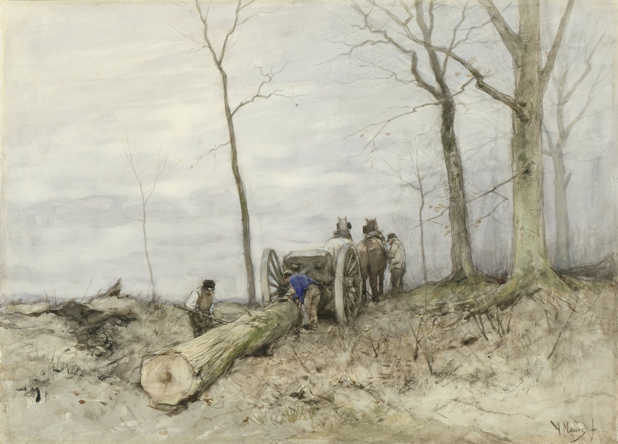 Thé Mallejan av Anton Mauve