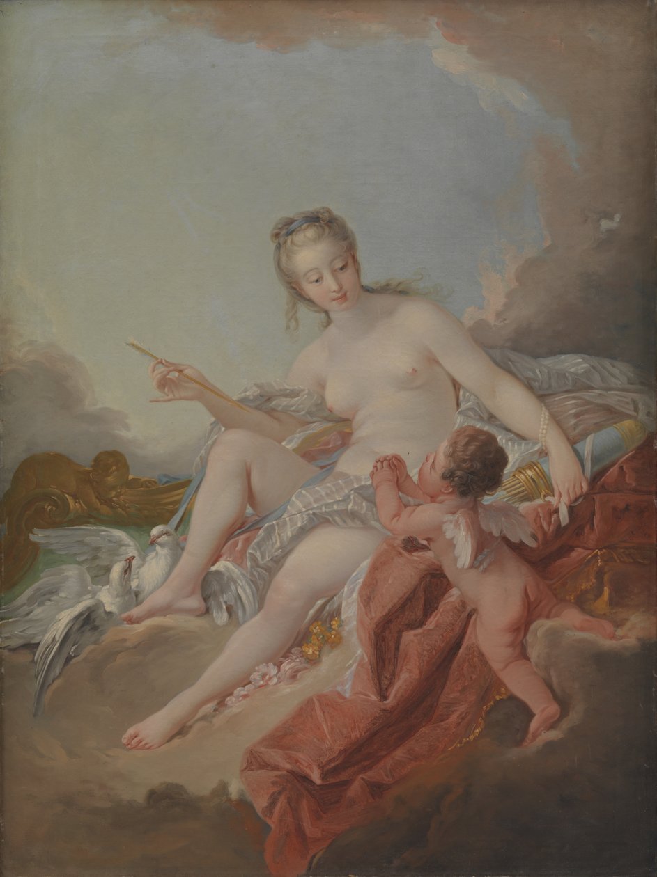 Venus och Amor av Anton Muller
