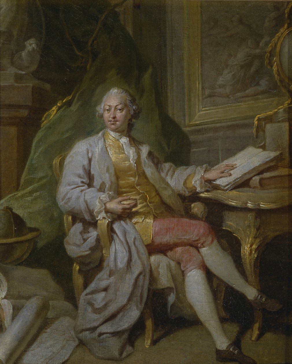 Porträtt av L. Henninger, 1760-talet av Anton Pavlovich Losenko