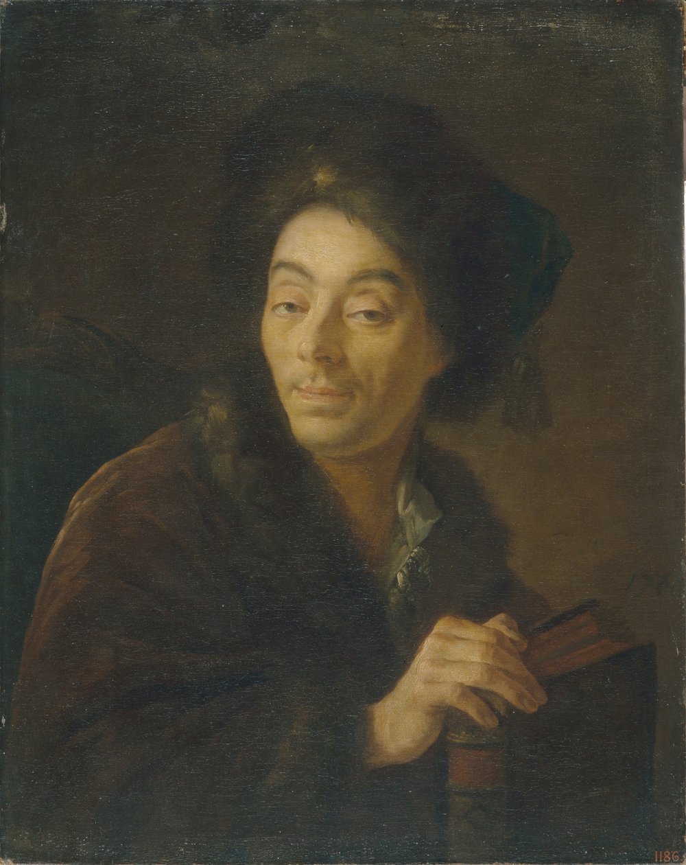Porträtt av skådespelaren Yakov Danilovich Shumsky 1732-1812, 1760 av Anton Pavlovich Losenko