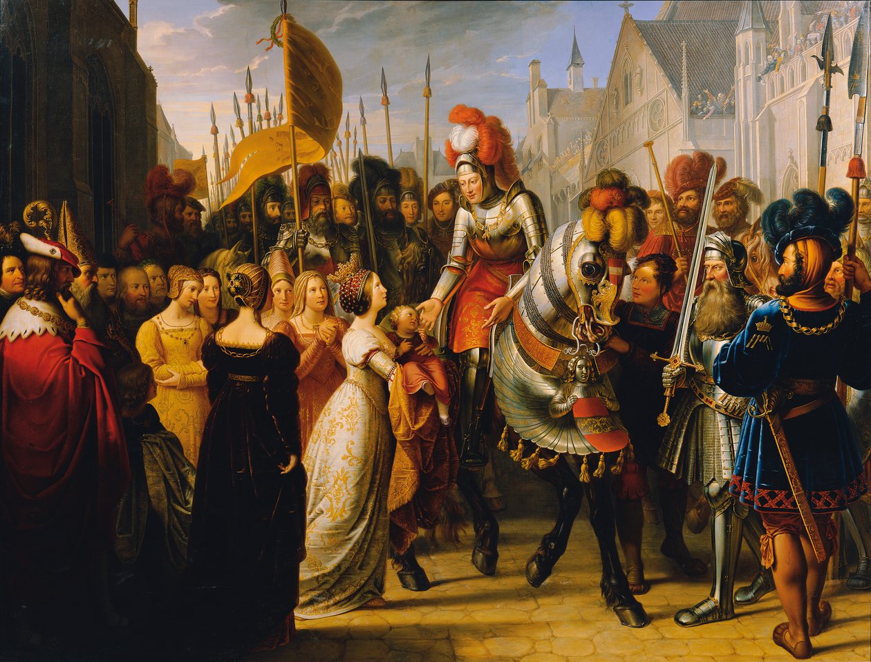 Kejsar Maximilian I:s inträde i Gent av Anton Petter