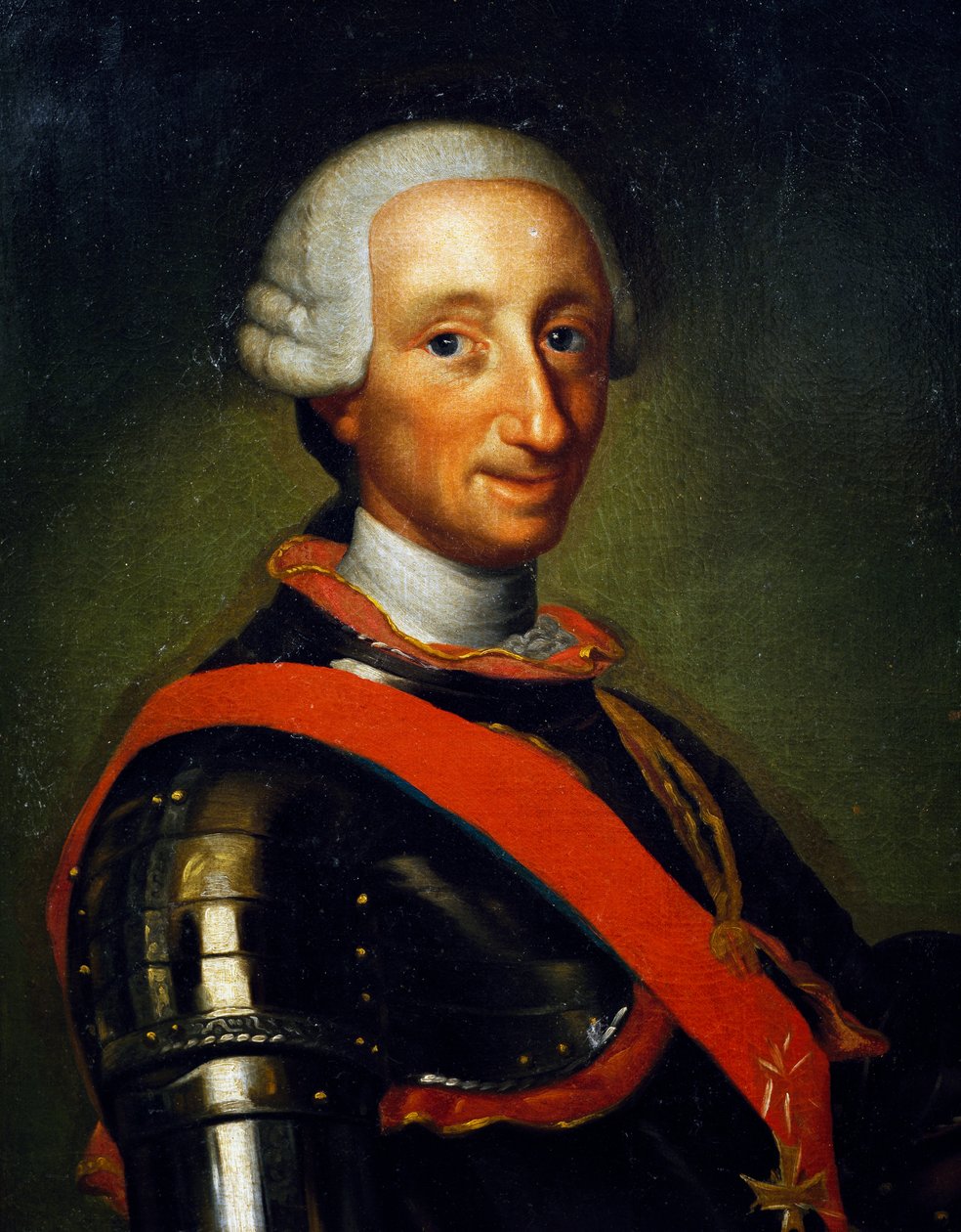 Porträtt av Karl III av Bourbon av Anton Raphael (after) Mengs