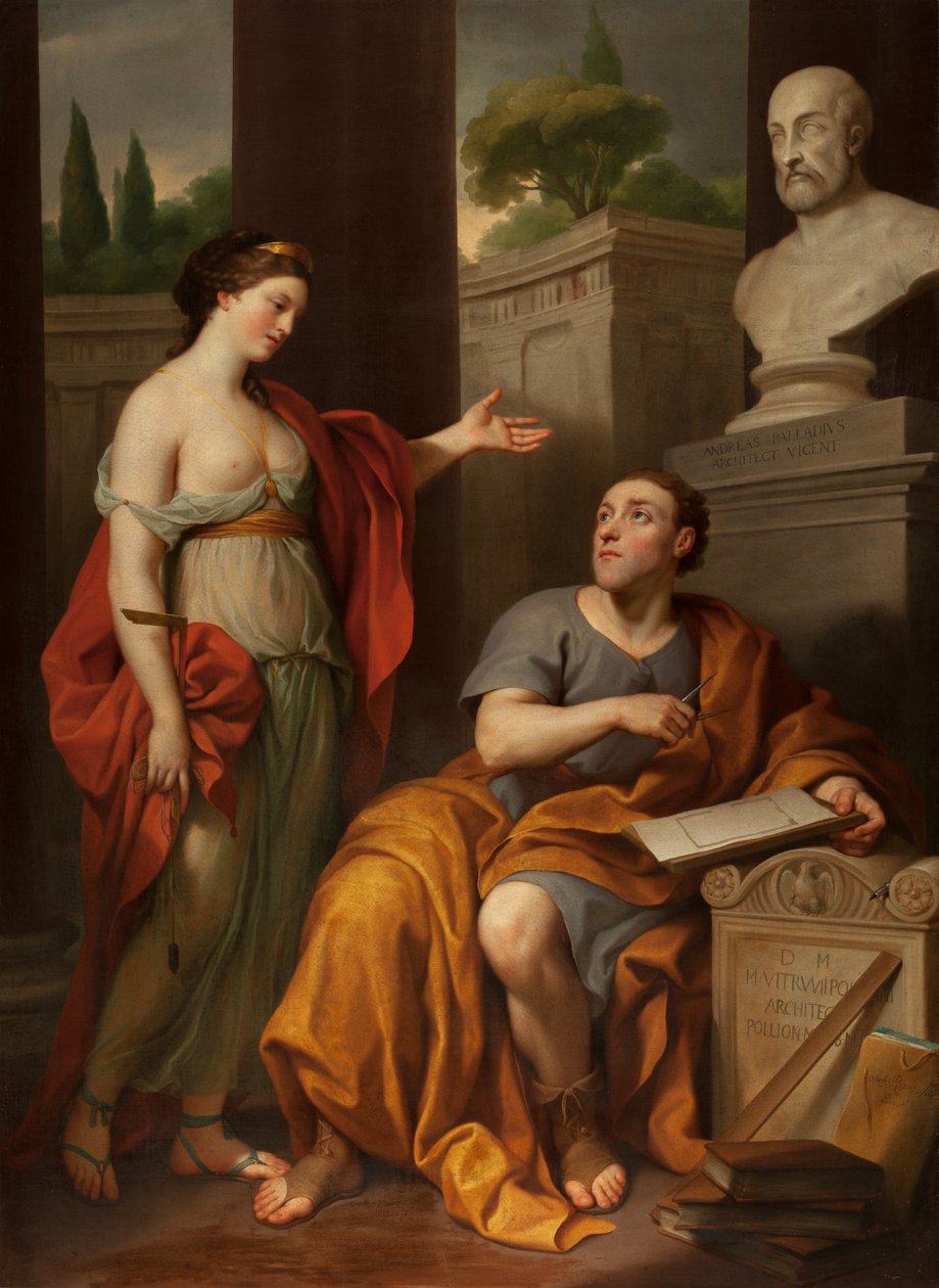 Arkitekten och hans musa. Porträtt av James Caulfield, Lord Charlemont av Anton Raphael Mengs