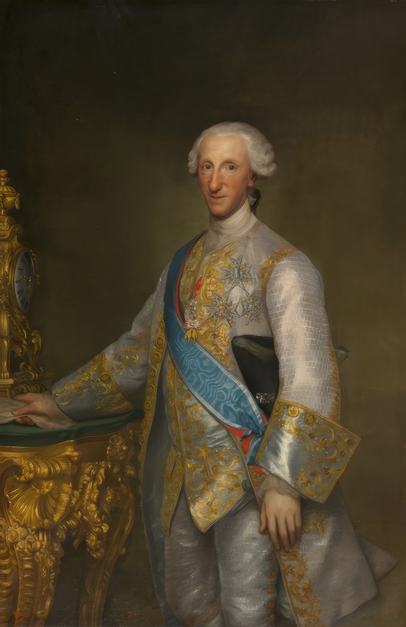 Porträtt av infanten Don Luis de Borbon av Anton Raphael Mengs