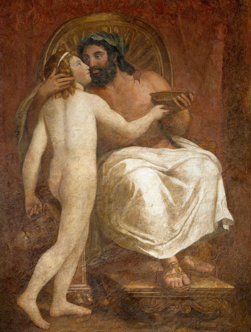 Jupiter kysser Ganymedes, av Anton Raphael Mengs av Anton Raphael Mengs