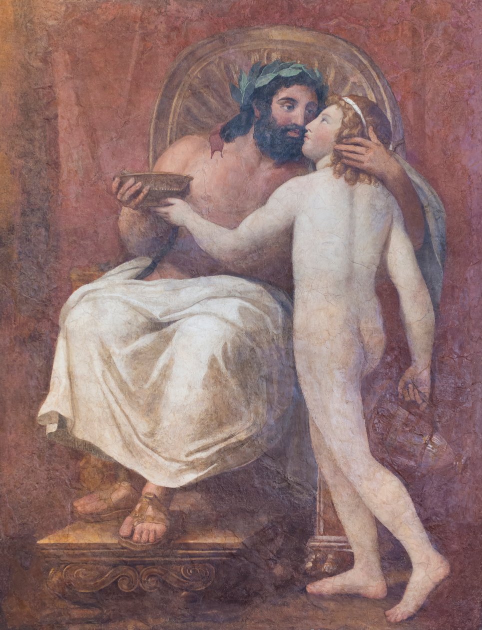 Jupiter och Ganymedes av Anton Raphael Mengs