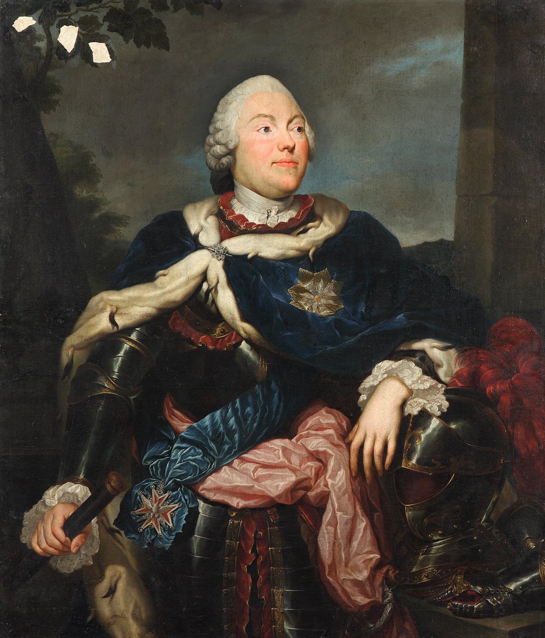 Kurprins Fredrik Kristian av Sachsen (1722-1763) av Anton Raphael Mengs