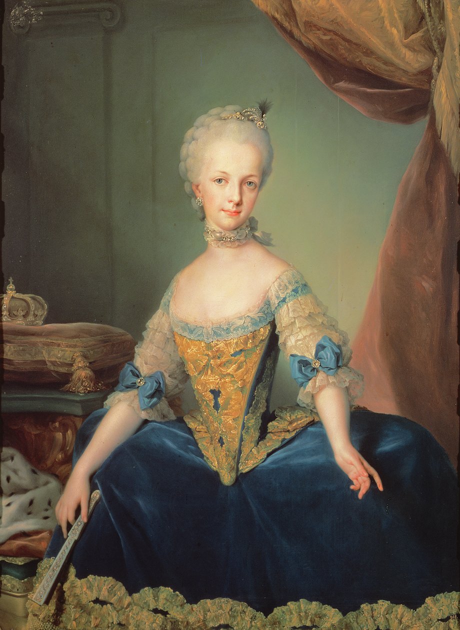 Maria Josepha från Österrike av Anton Raphael Mengs