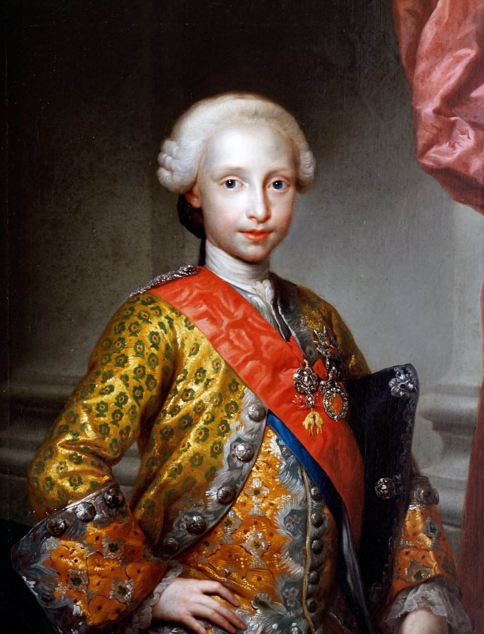 Porträtt av Antonio Pascual av Borbon och Wettin (hus av Anton Raphael Mengs