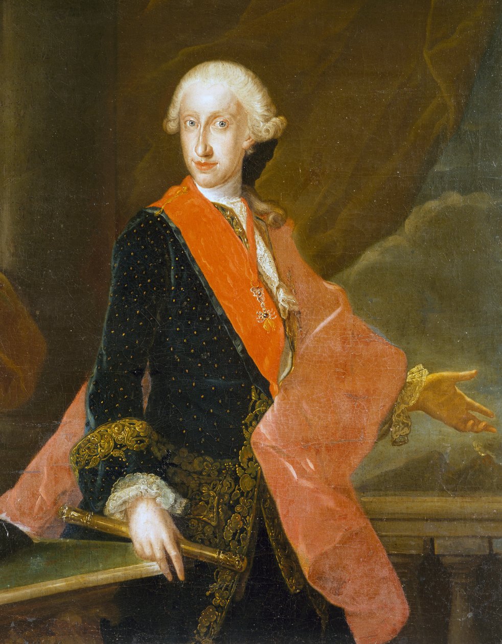 Porträtt av Karl IV av Bourbon (Portici av Anton Raphael Mengs