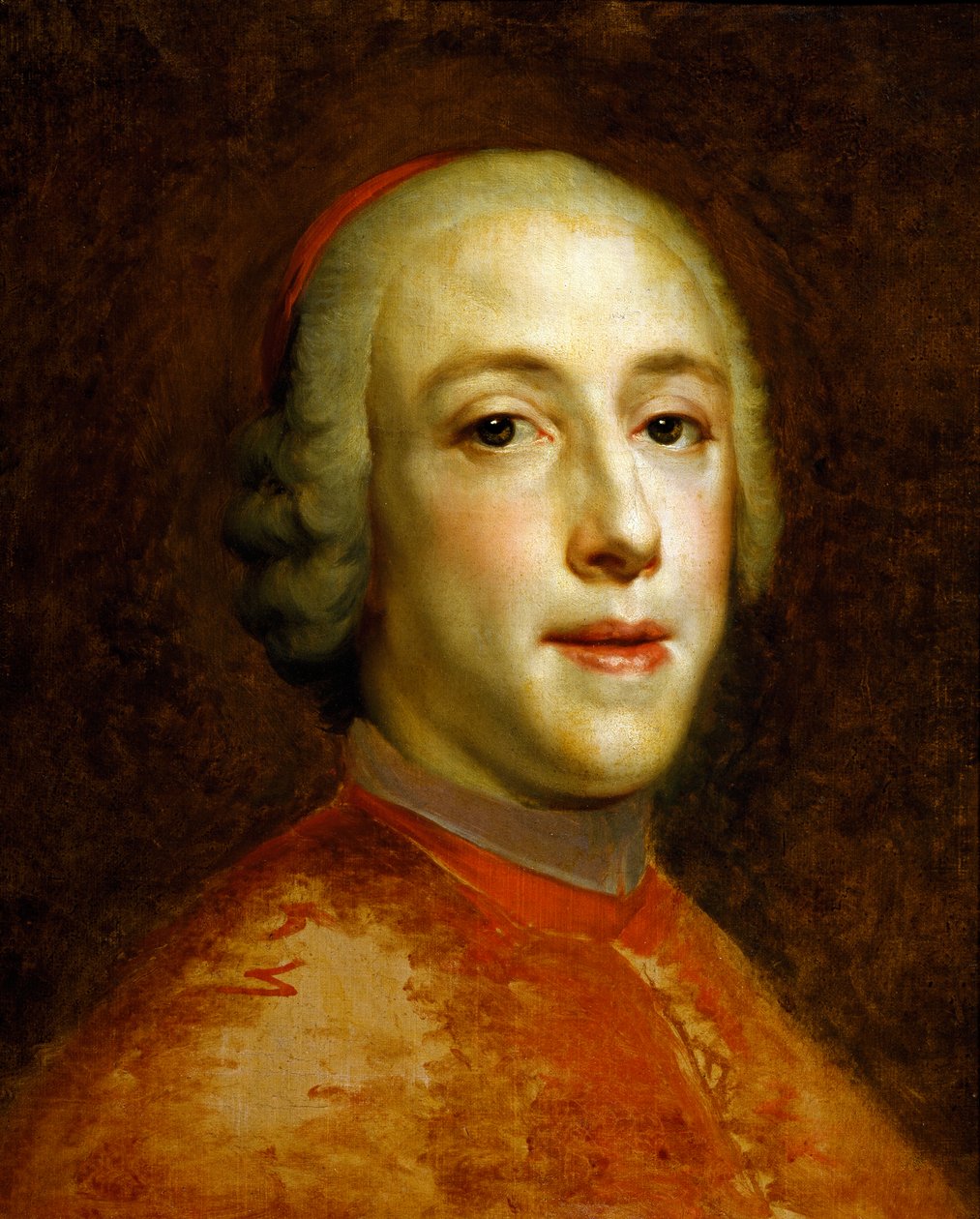 Porträtt av Henry Benedict Marie Clement Edward Stuart, kardinal York, av Anton Raphael Mengs, cirka 1756 av Anton Raphael Mengs