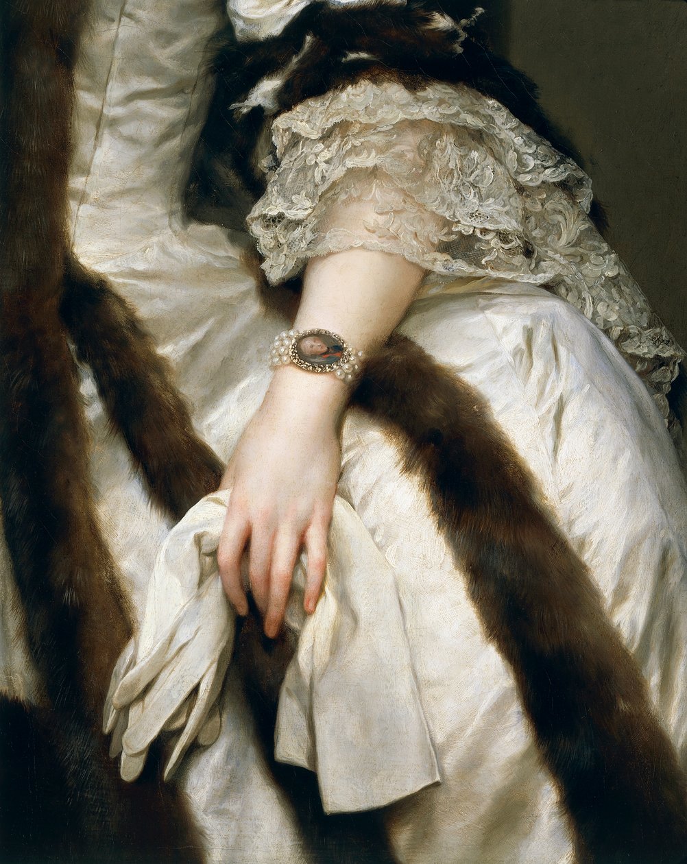Porträtt av Maria Carolina av Österrike, drottning av Neapel, av Anton Raphael Mengs av Anton Raphael Mengs