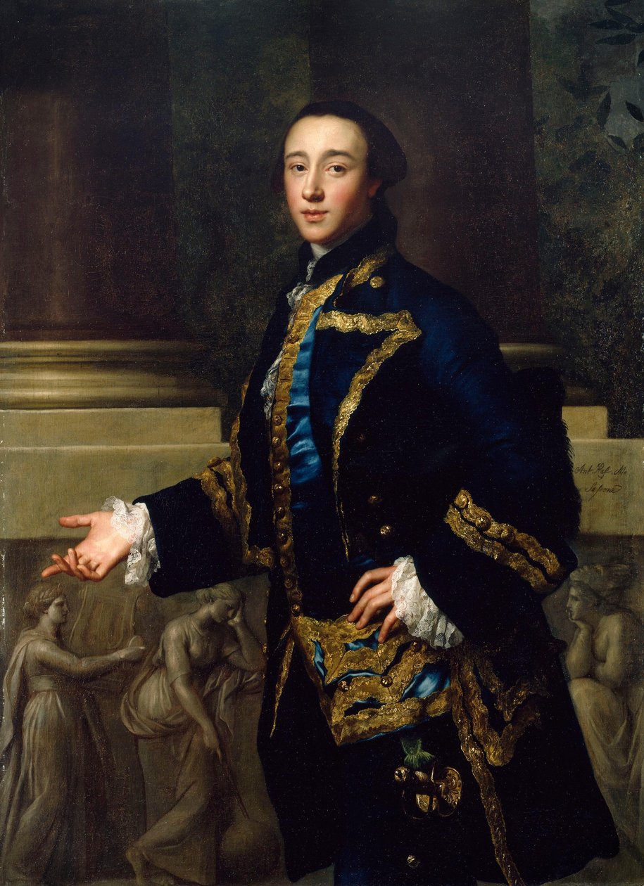 Porträtt av Thomas Conolly (1738–1803) av Anton Raphael Mengs