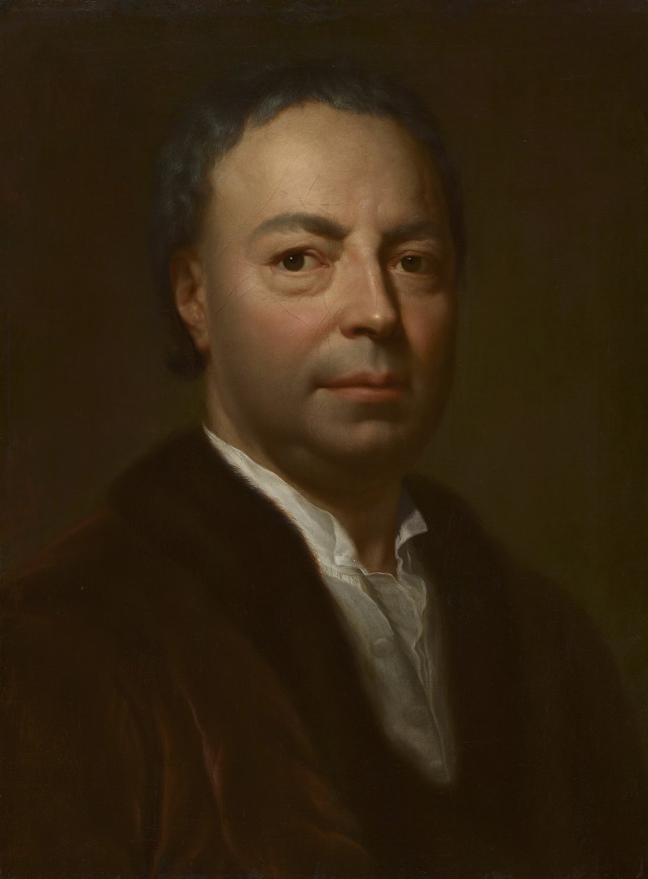 Porträtt av konstnärens far, Ismael Mengs, 17471748. av Anton Raphael Mengs