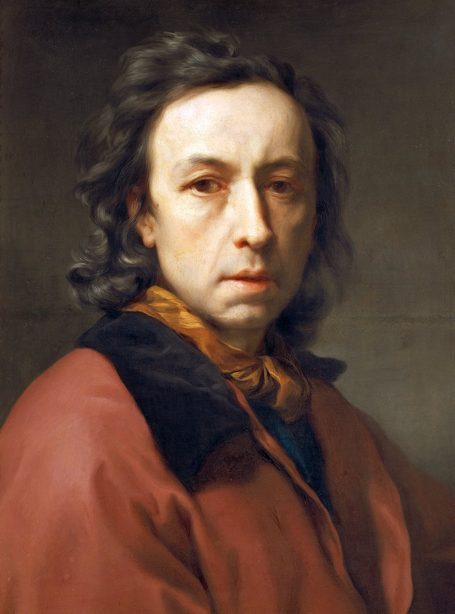 Självporträtt av Anton Raphael Mengs av Anton Raphael Mengs
