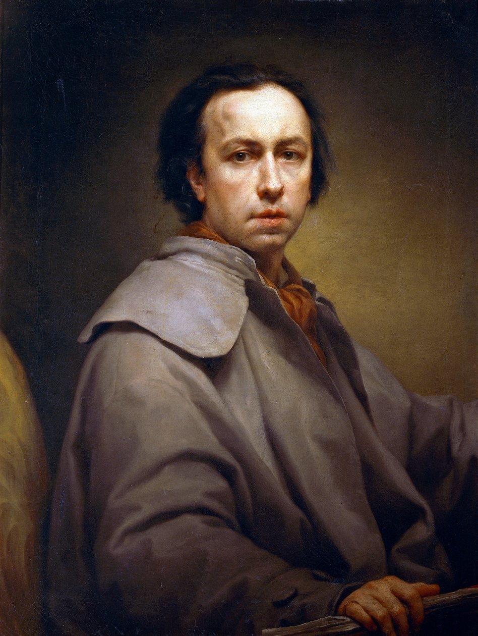 Självporträtt, av Anton Raphael Mengs, cirka 1776, olja på duk av Anton Raphael Mengs