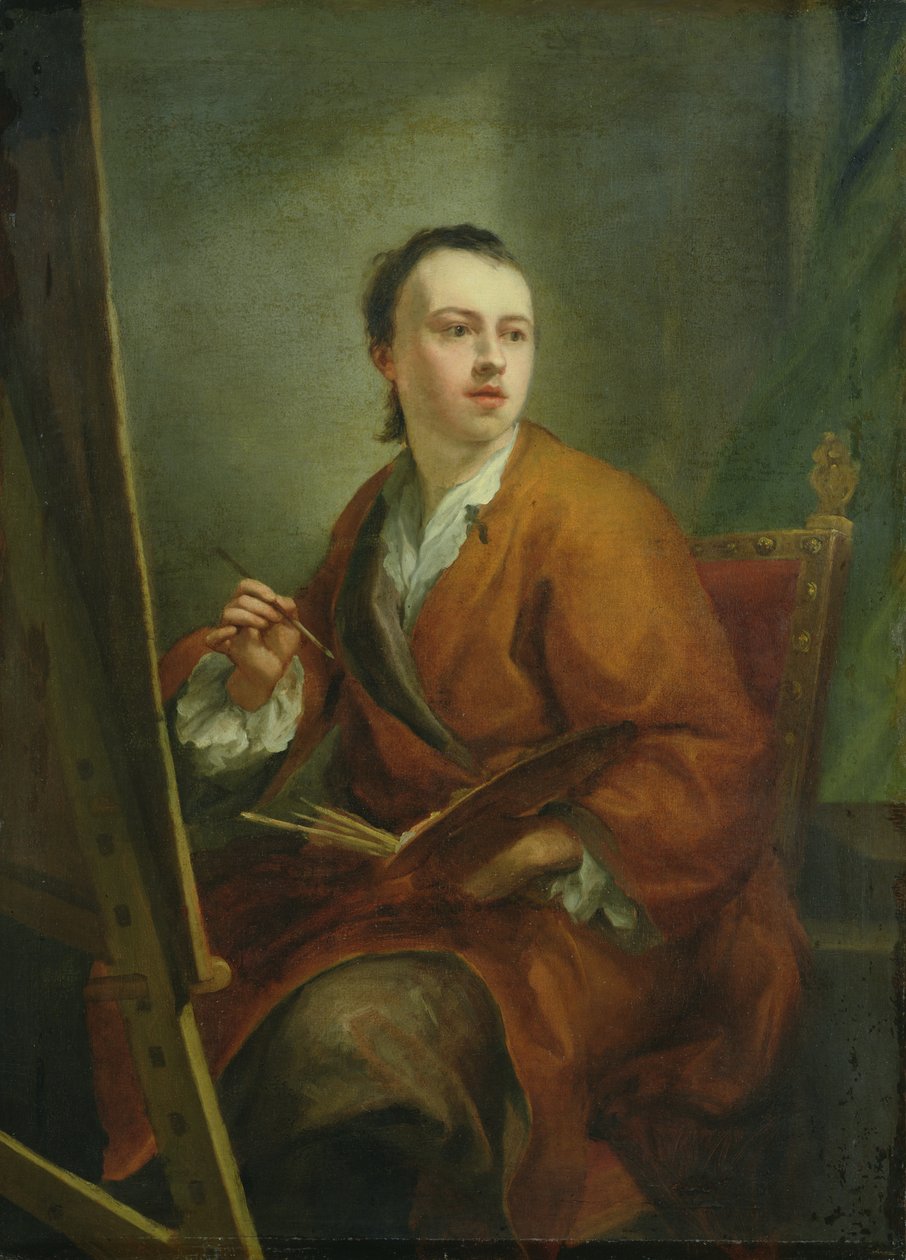 Självporträtt, ca 1755 av Anton Raphael Mengs