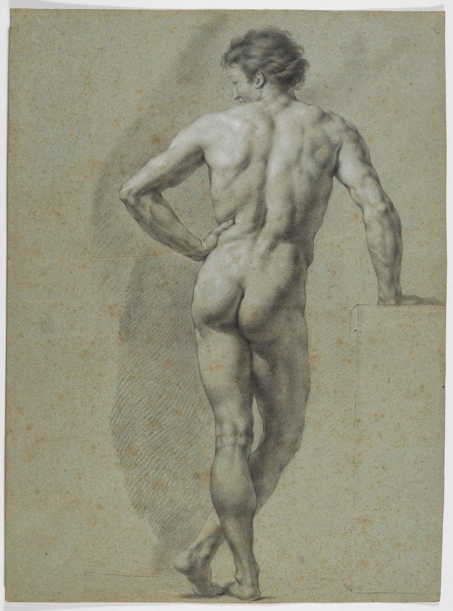 Stående ryggställning, med vänster arm som stöd av Anton Raphael Mengs