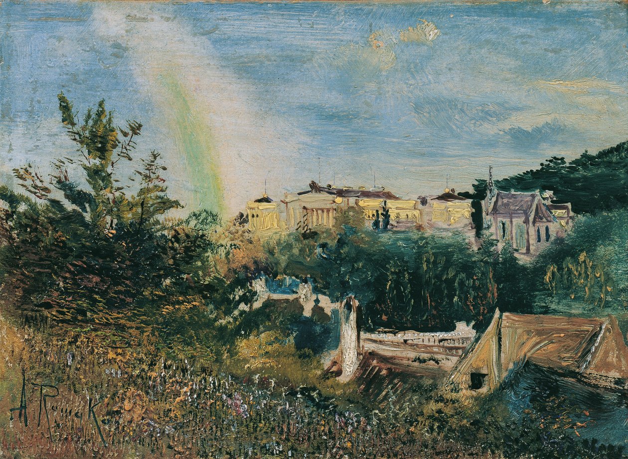 Weilburg nära Baden av Anton Romako