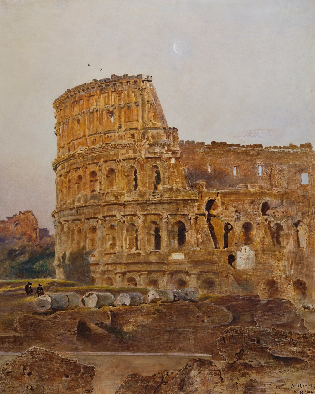 Colosseum i Rom av Anton Romako