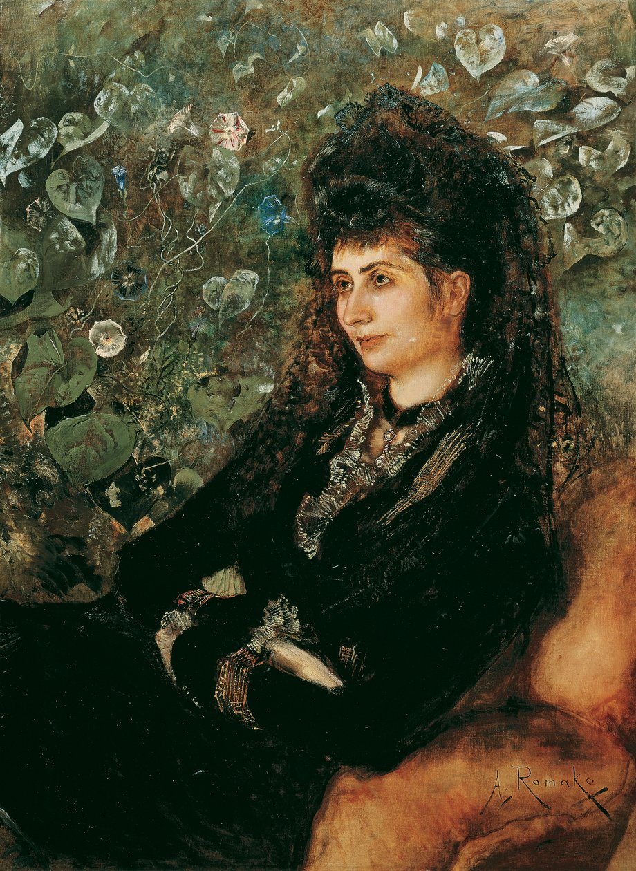 Mathilde Stern, f. Porges av Anton Romako