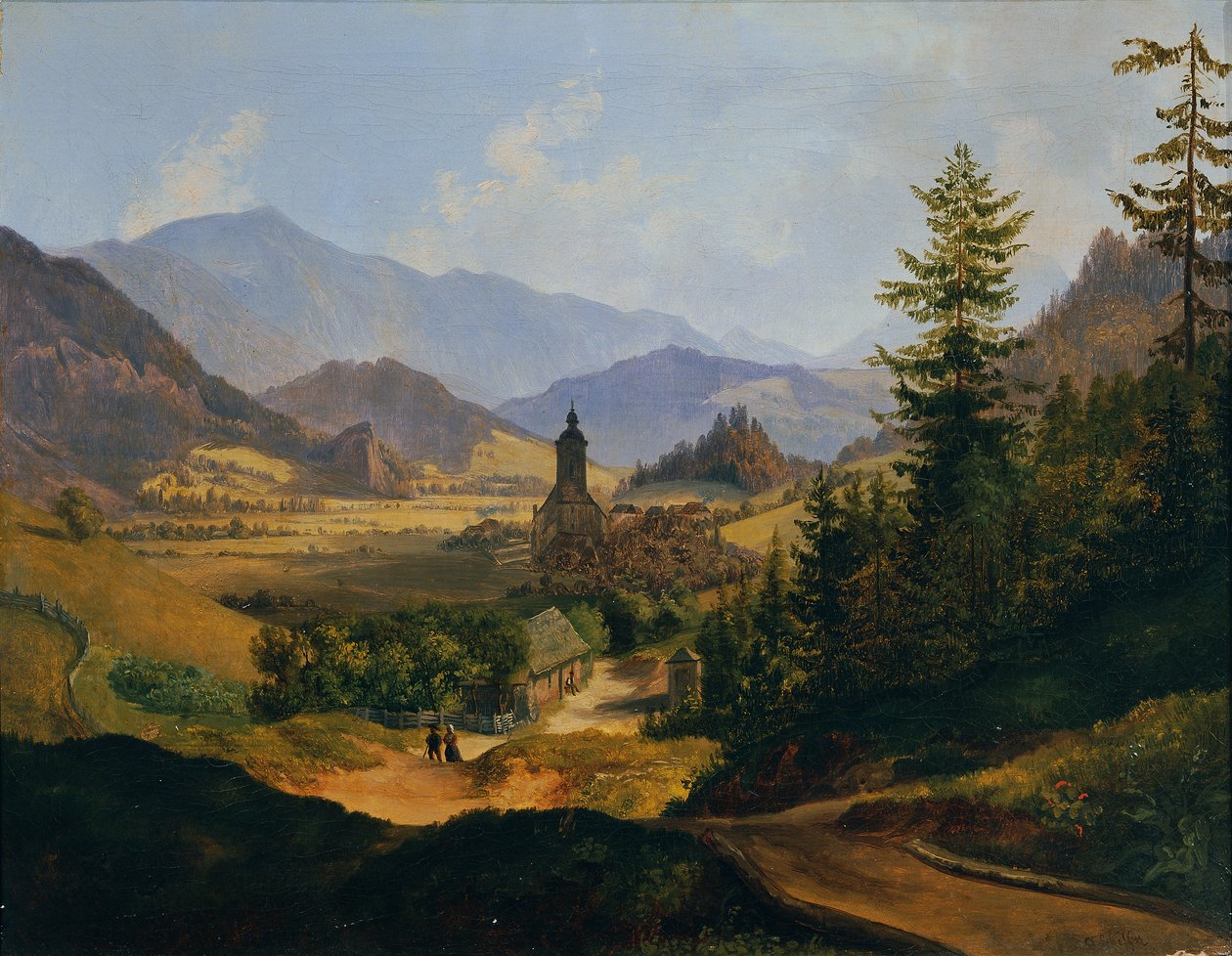 Josephsberg nära Mariazell av Anton Schiffer