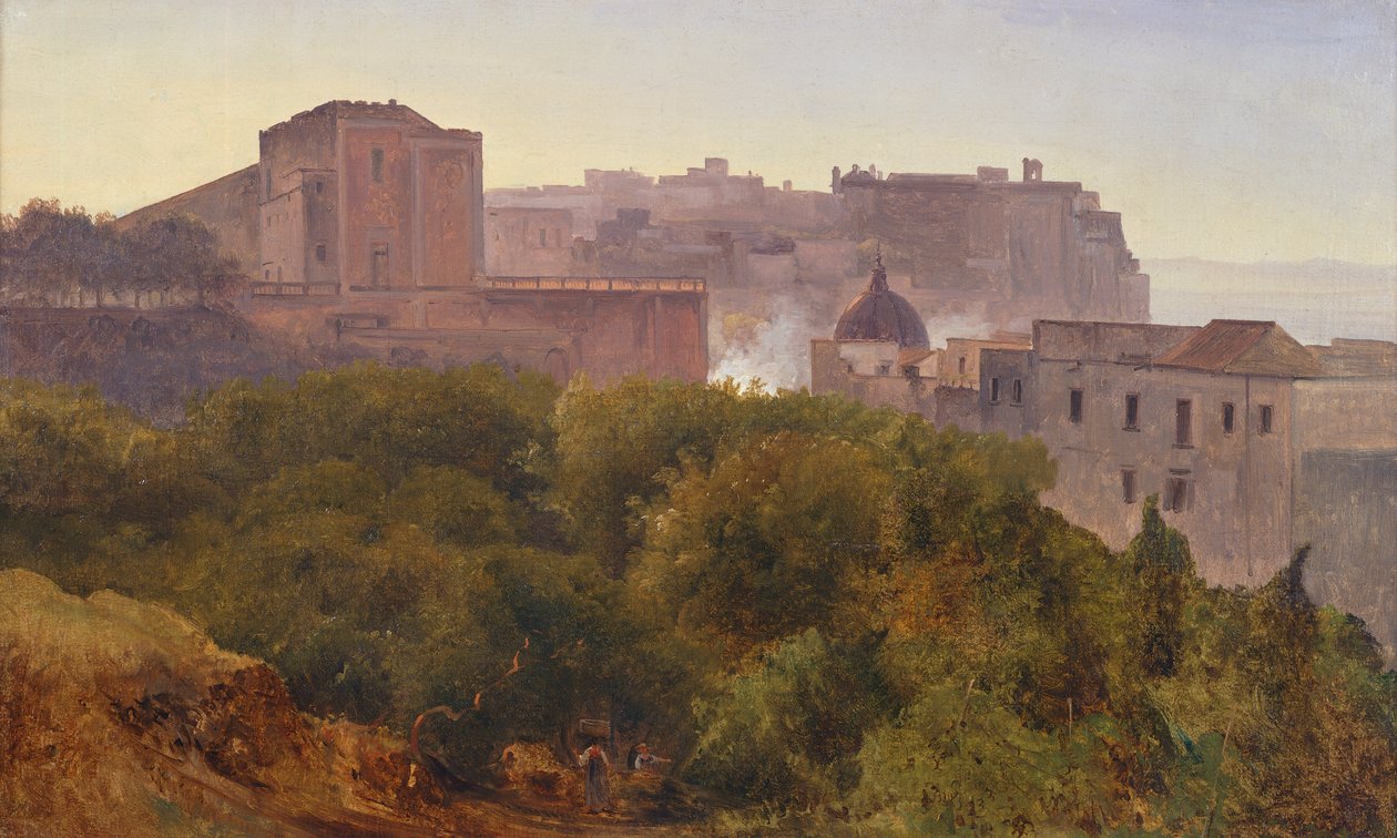 Francavilla Wood in Chiatamone, ca 1824 (olja på duk) av Anton Sminck Pitloo