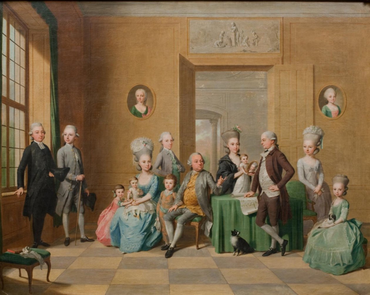 Familjen Souchay av Anton Tischbein