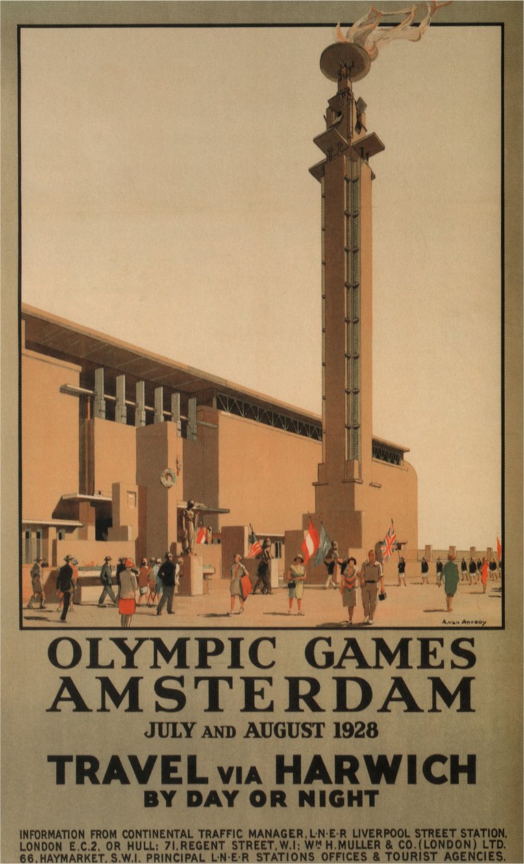 De olympiska sommarspelen 1928, Amsterdam, 1928 av Anton Van Anrooy