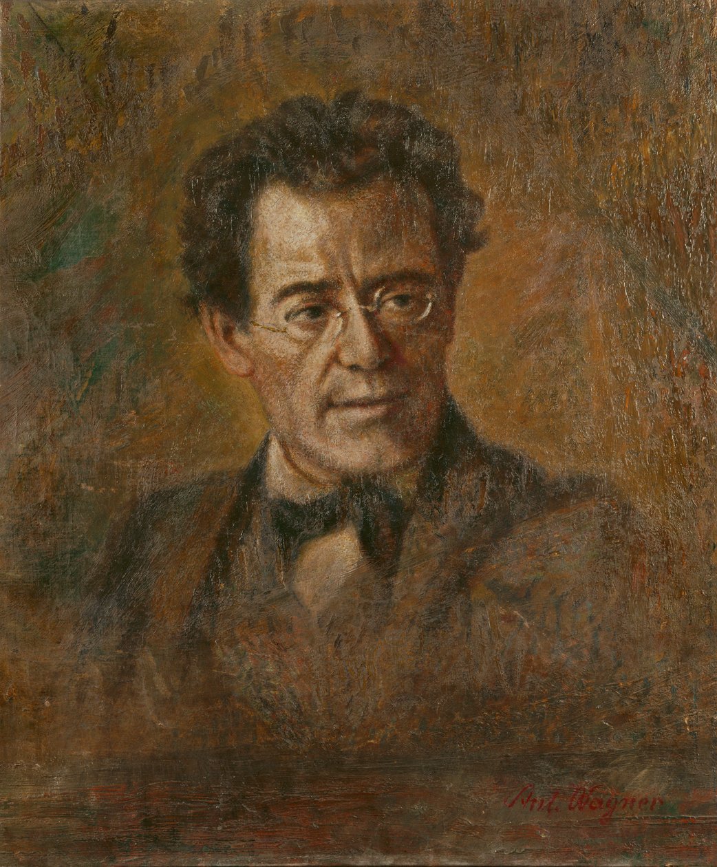 Gustav Mahler, kompositör och dirigent av Anton Wagner-Henning