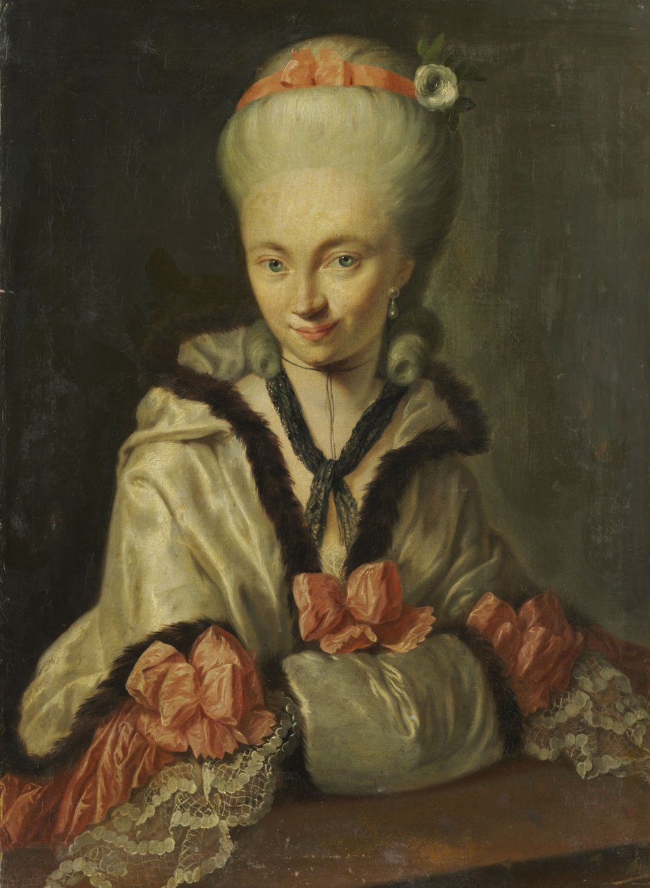 Anton Wilhelm Tischbein - Auguste Friederike grevinna av Ysenburg-Büdingen av Anton Wilhelm Tischbein