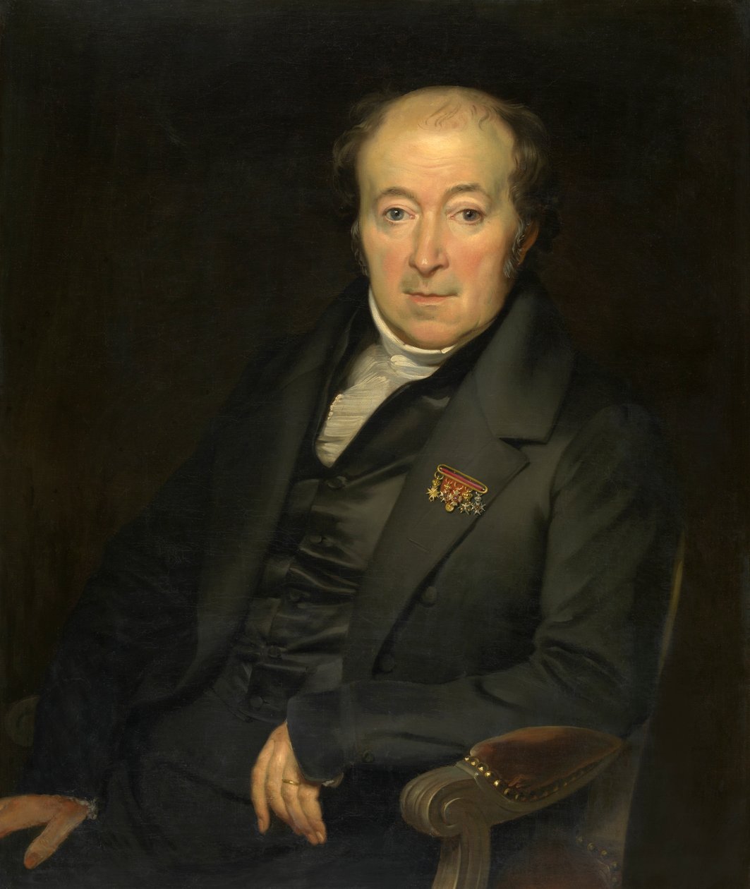 Målaren Mattheus Ignatius van Bree (olja på duk) av Anton van Ysendyck